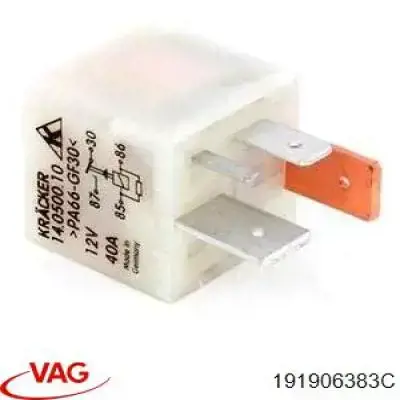 Relé de bomba eléctrica de combustible 191906383C VAG