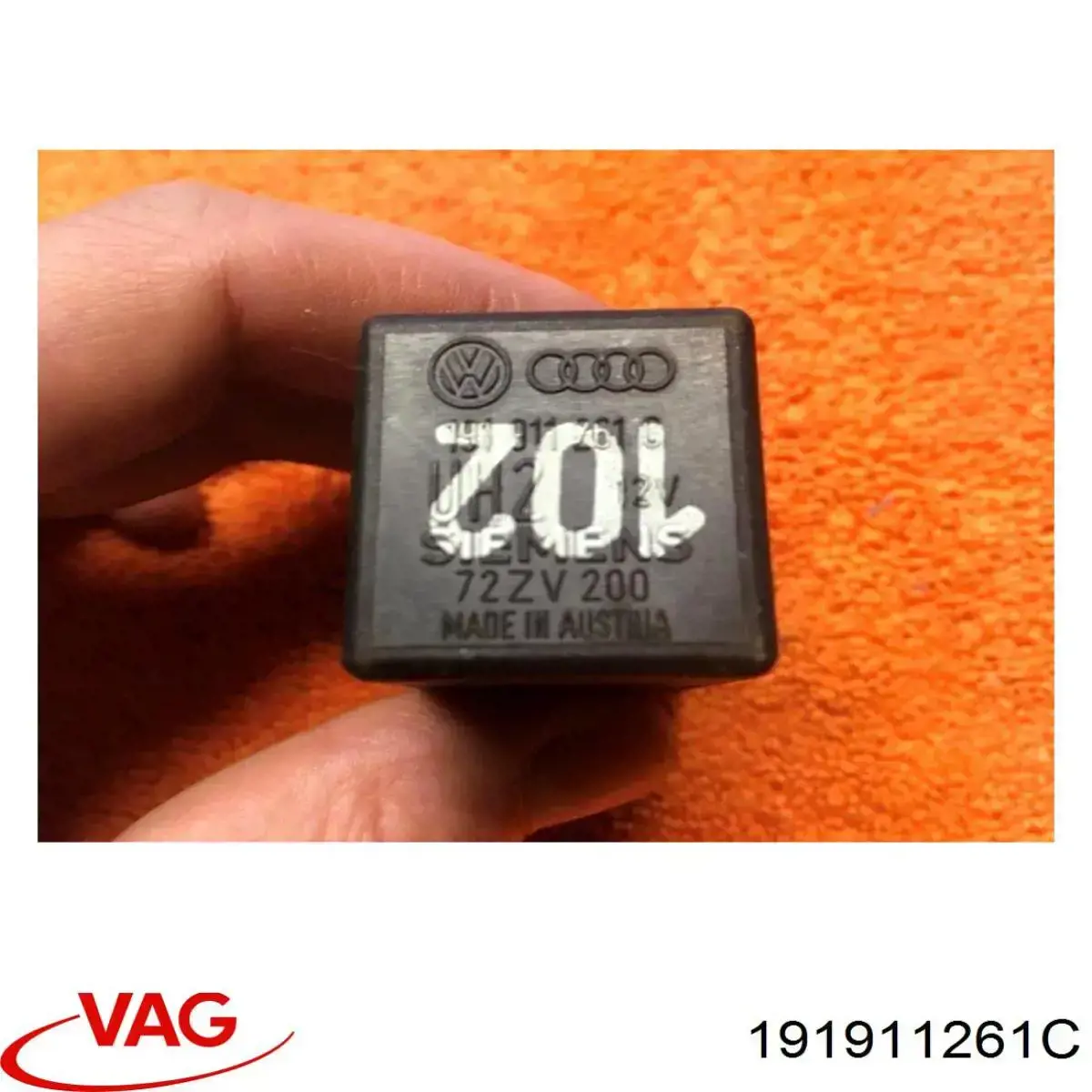 Relé de los calentadores 191911261C VAG