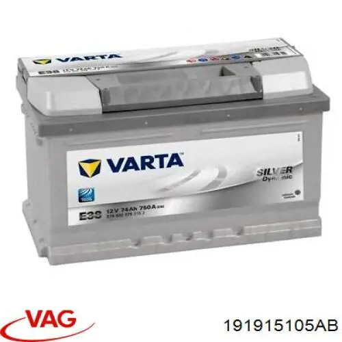 Batería de arranque VAG 191915105AB precio, desde 135,46 EUR