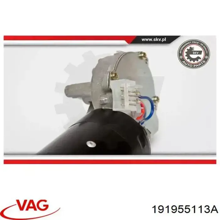 Motor limpiaparabrisas 191955113A VAG