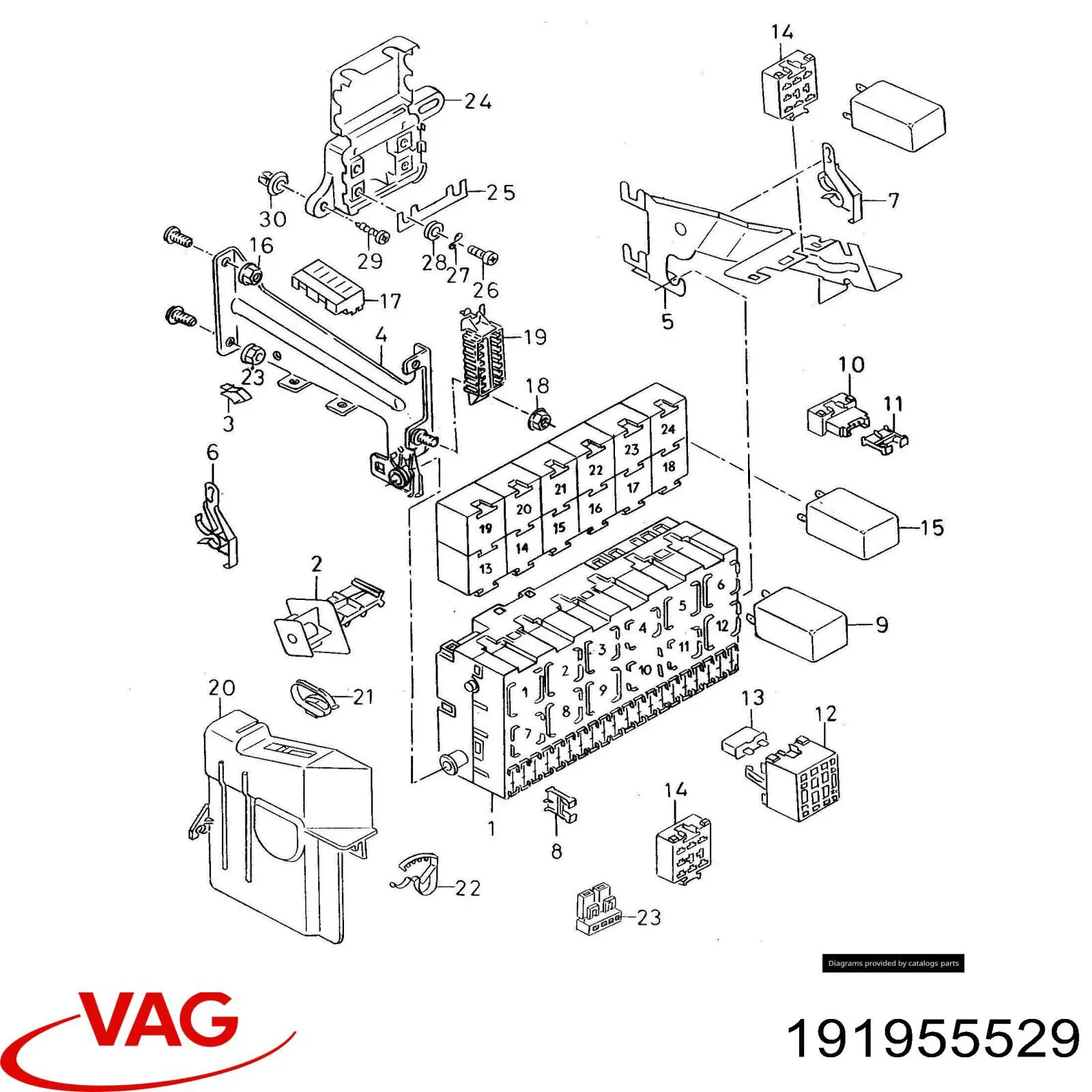 SE021959100A VAG Relé de bomba de agua de limpiaparabrisas