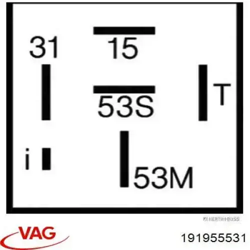 Relé de intermitencia del limpiaparabrisas Volkswagen Passat 3A5, 351, 315