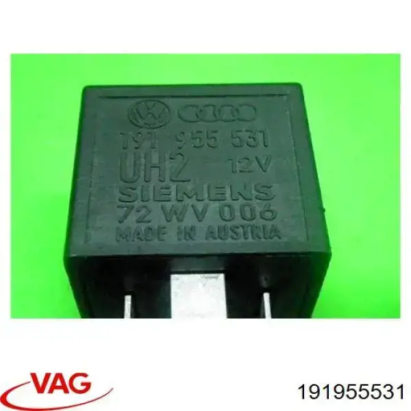 Relé de intermitencia del limpiaparabrisas Volkswagen Passat 3A5, 351, 315