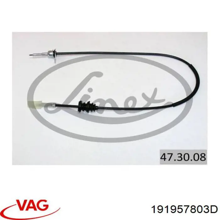 191957803D VAG cable velocímetro