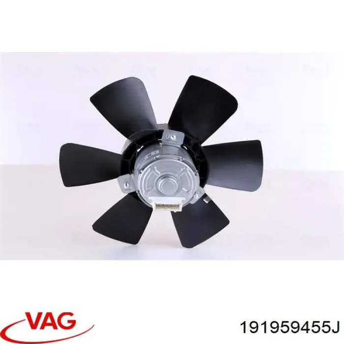 Ventilador de refrigeración completo derecho (motor y hélice) 191959455J VAG