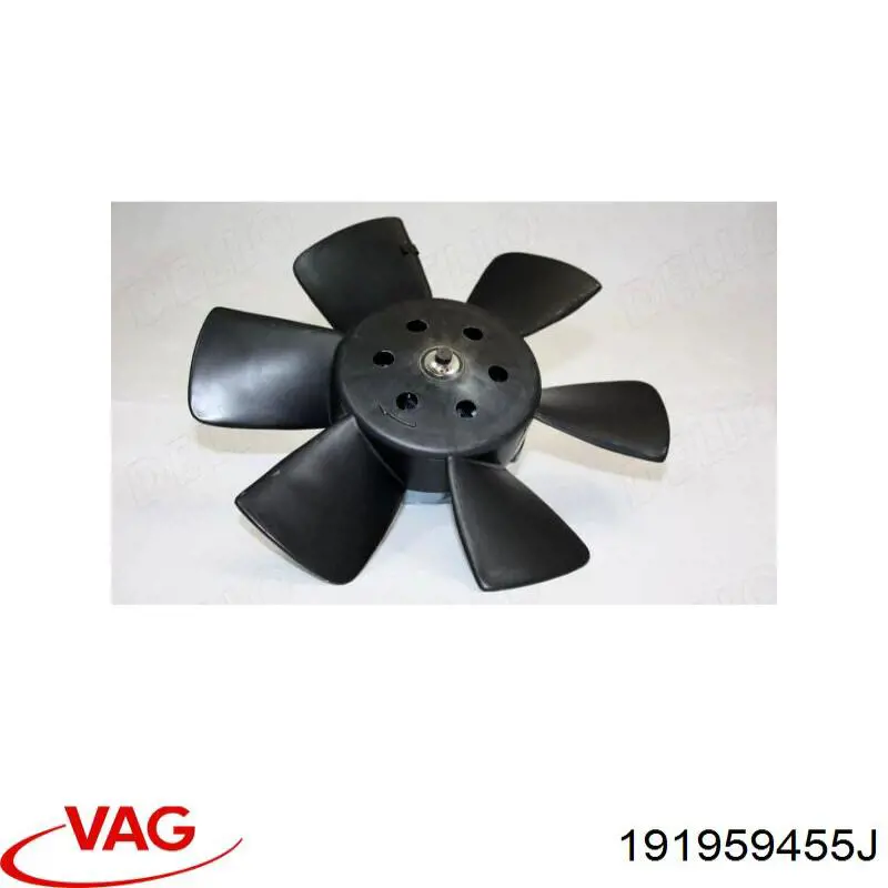 191959455J VAG Ventilador de refrigeración completo derecho (motor y hélice)