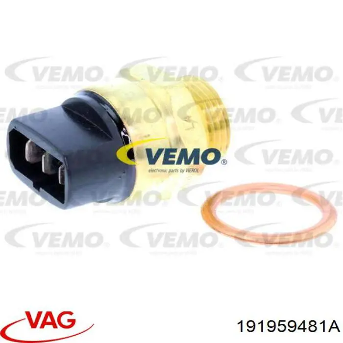 Sensor, temperatura del refrigerante (encendido el ventilador del radiador) Audi A6 4A5