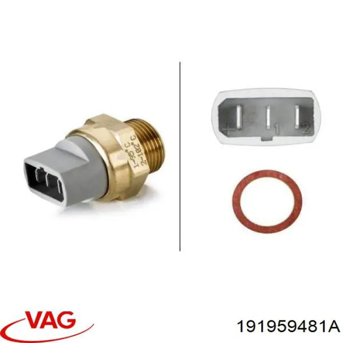 Sensor de temperatura  VAG 191959481A precio, desde 16,64 EUR