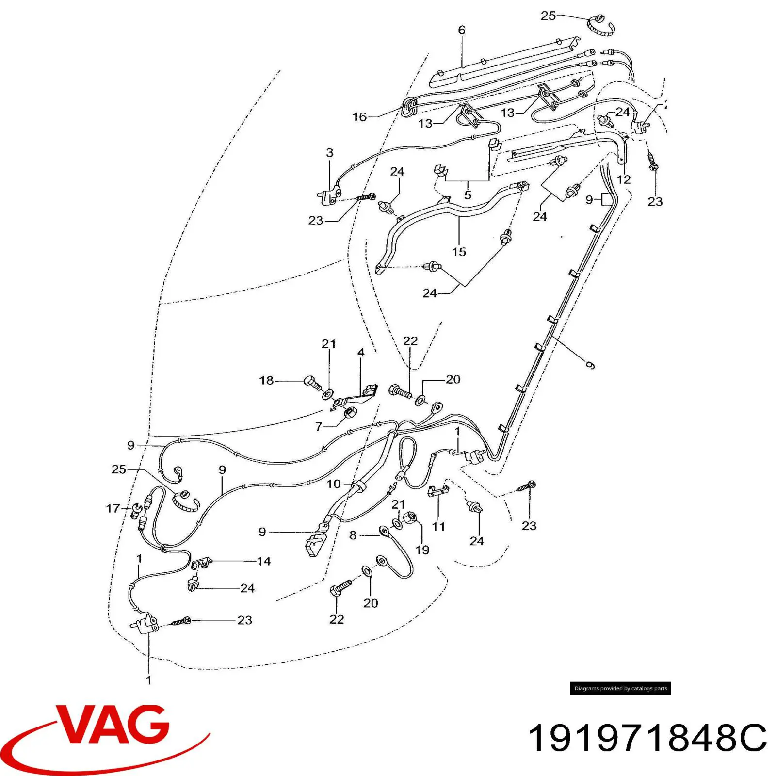  VAG 191971848C precio, desde 4,81 EUR