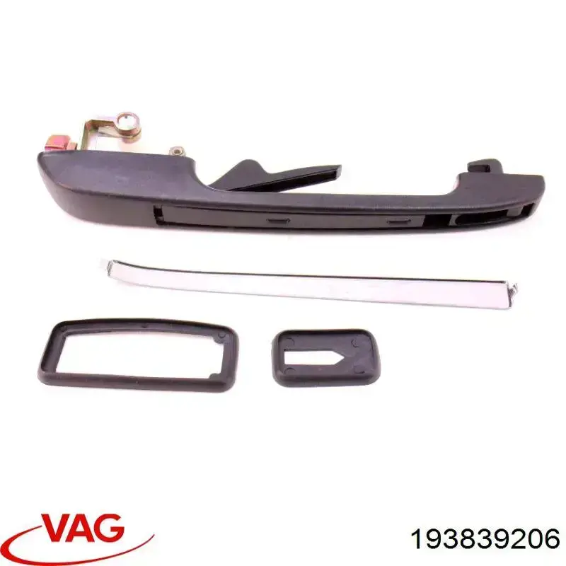 Manija exterior derecha de puerta trasera VAG 193839206 precio, desde 7,84 EUR