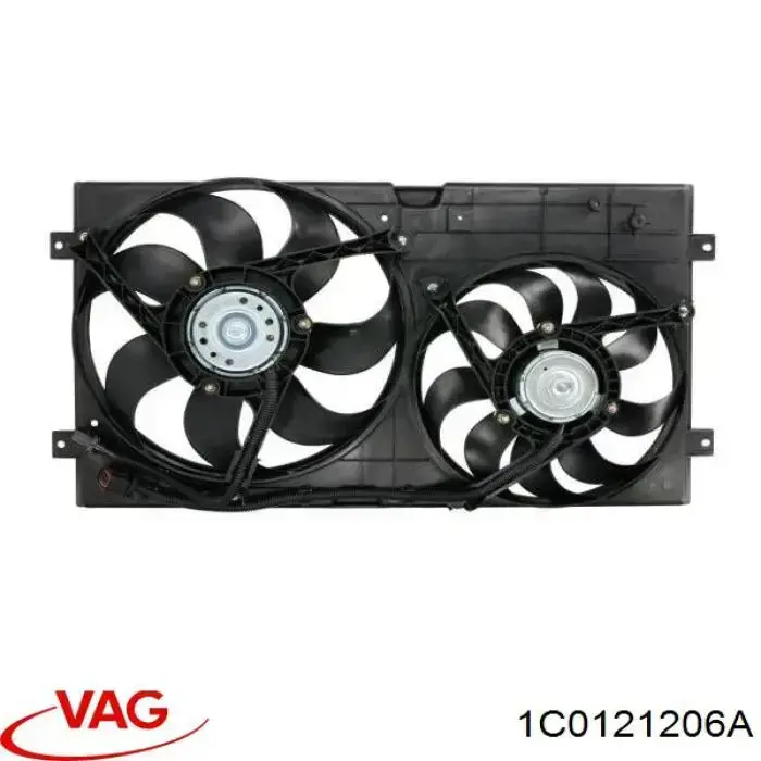 Comprar 1C0121206A VAG Ventilador de radiador