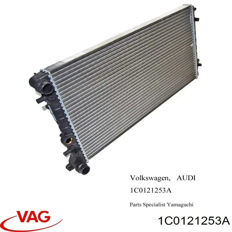 Comprar 1C0121253A VAG Radiador de auto