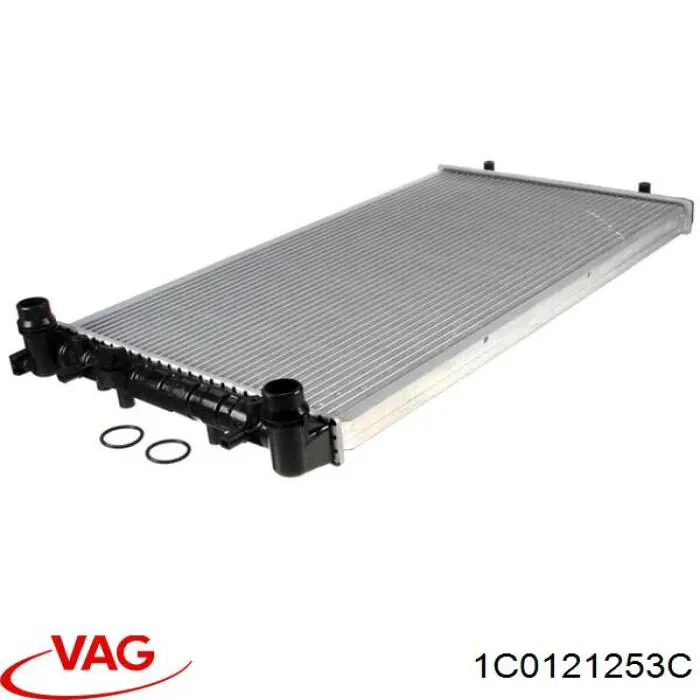 1C0121253C VAG radiador refrigeración del motor