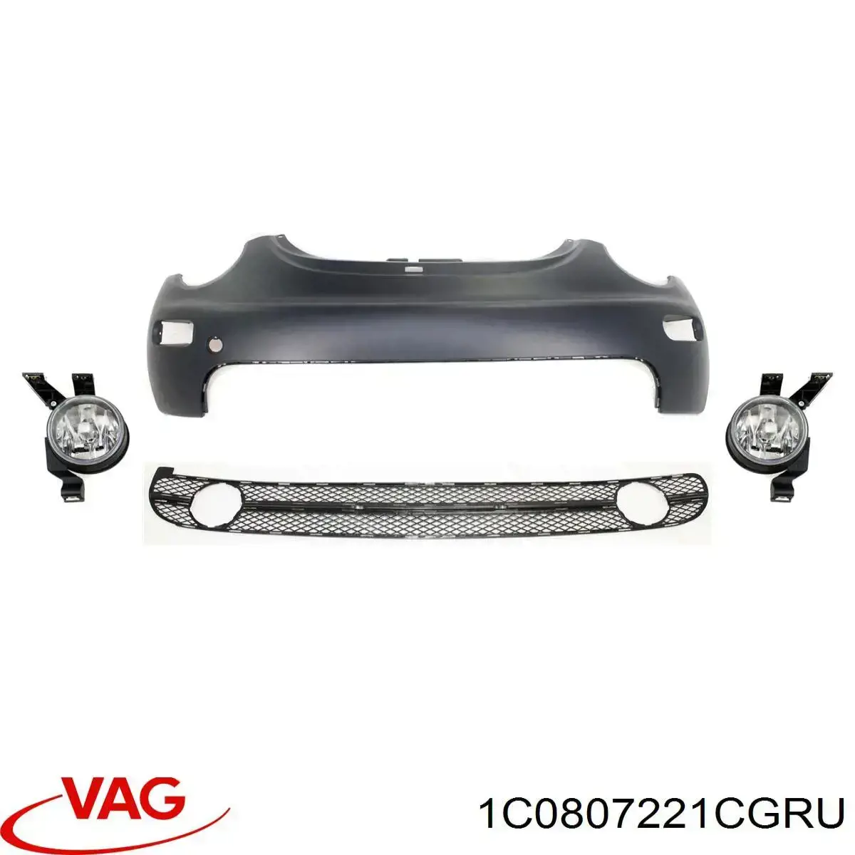 Parachoques delantero VAG 1C0807221C precio, desde 137,40 EUR