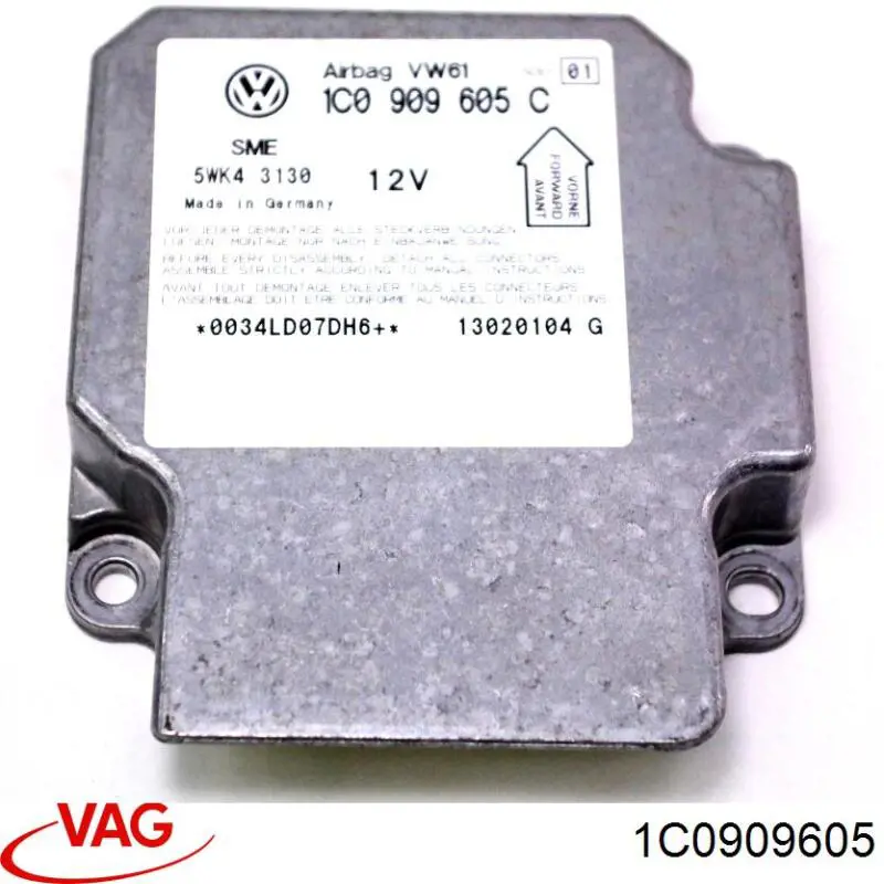 Módulo de control de airbag VAG 1C0909605 precio, desde 56,63 EUR