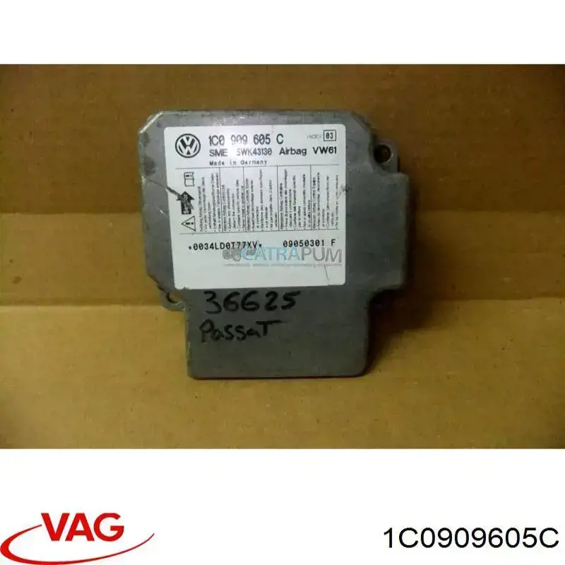 Comprar 1C0909605C VAG Módulo de control de airbag
