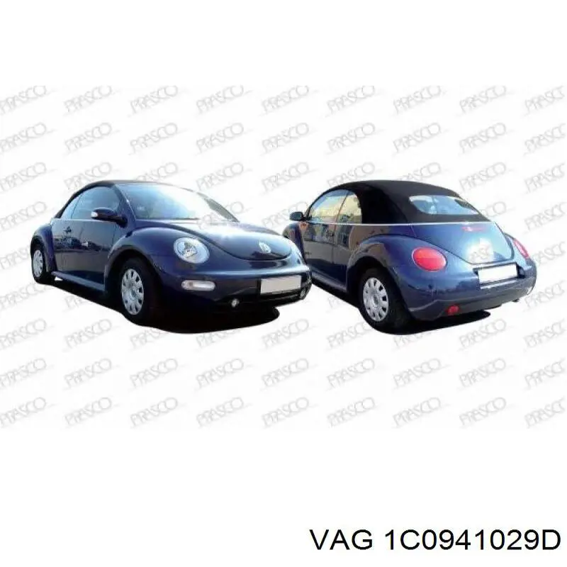 Faro izquierdo para Volkswagen Beetle (9C)
