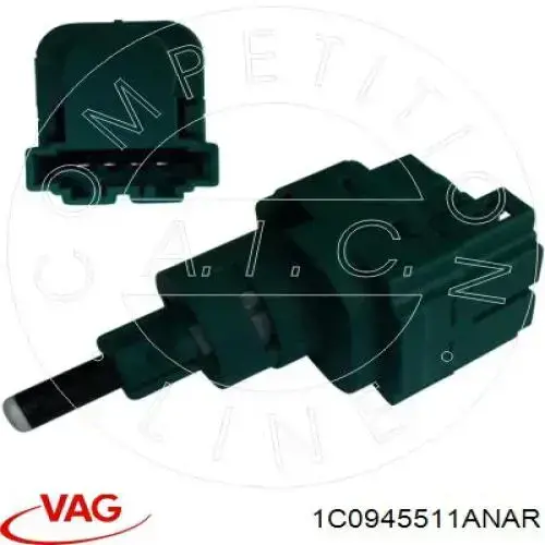 Comprar 1C0945511ANAR VAG Interruptor de luz de freno