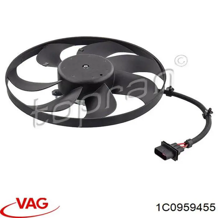 Comprar 1C0959455 VAG Ventilador del motor