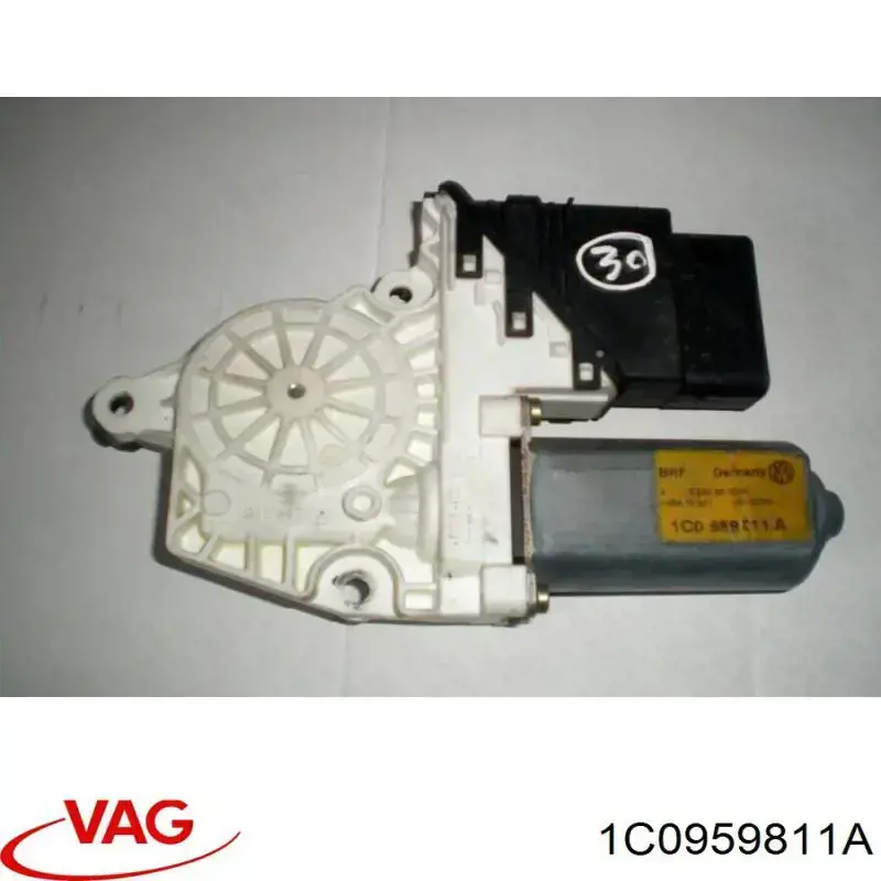 Motor del elevalunas de la puerta trasera izquierda 1C0959811A VAG