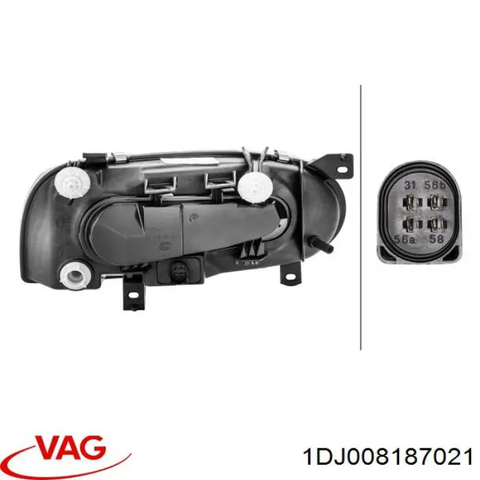 Comprar 1DJ008187021 VAG Faro derecho