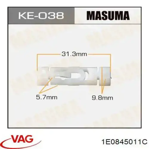 1E0845011C VAG