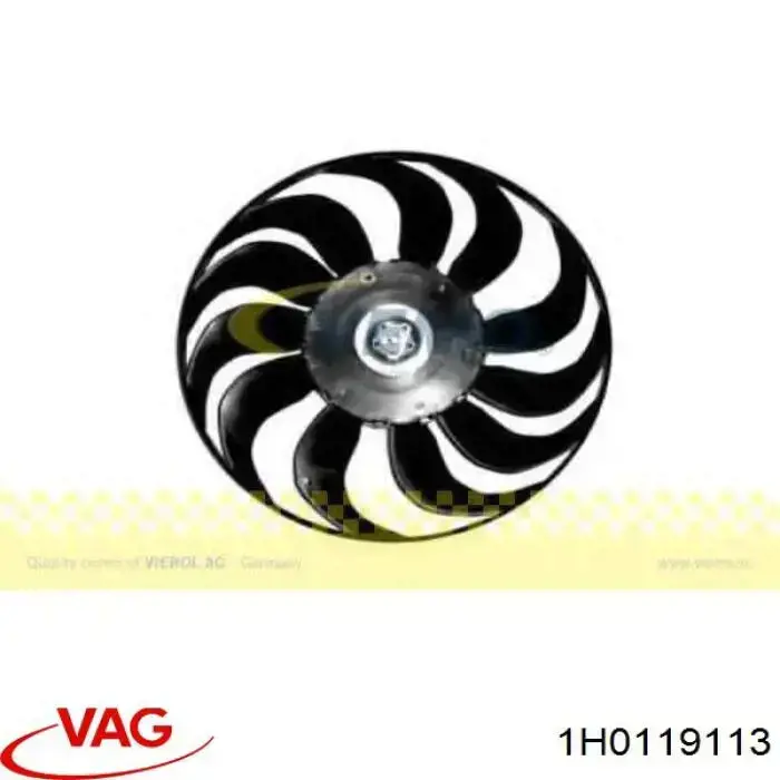 Rodete ventilador, refrigeración de motor derecho para Volkswagen Passat (B3, B4, 3A2, 351)