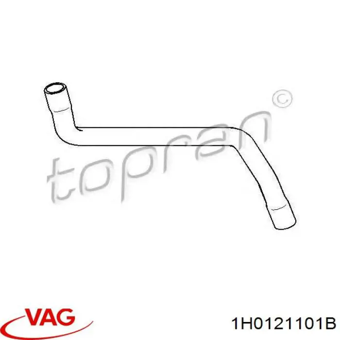 Comprar 1H0121101B VAG Manguera superior del radiador