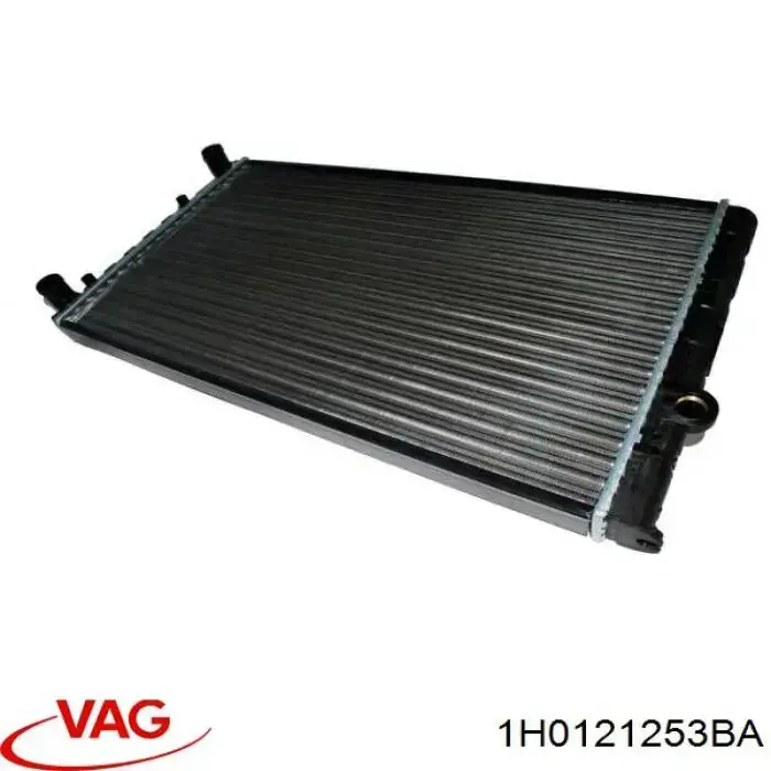 1H0121253BA VAG radiador refrigeración del motor