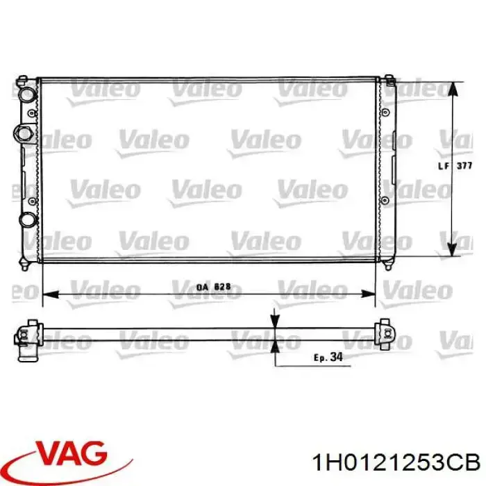 Água radiador VAG 1H0121253CB precio, desde 57,65 EUR