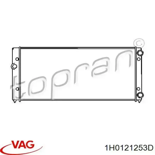 Comprar 1H0121253D VAG Radiador de auto