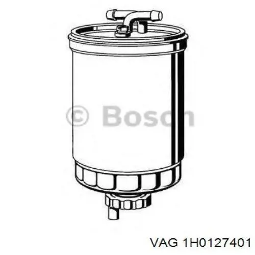 1H0127401 VAG filtro de combustible