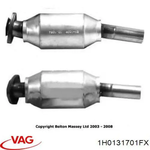 Catalizador VAG 1H0131701FX precio, desde 195,33 EUR