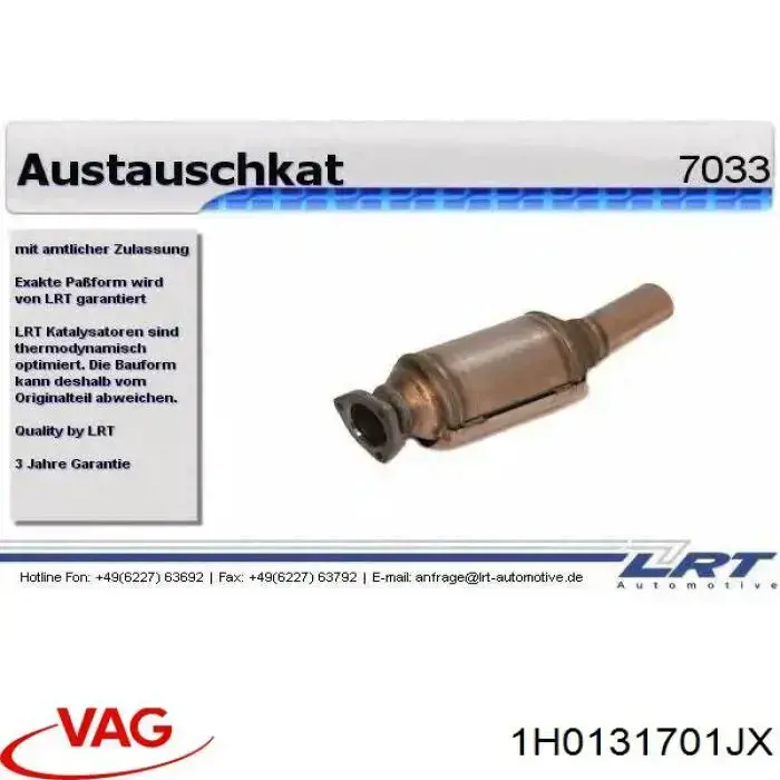 Catalizador VAG 1H0131701JX precio, desde 178,41 EUR