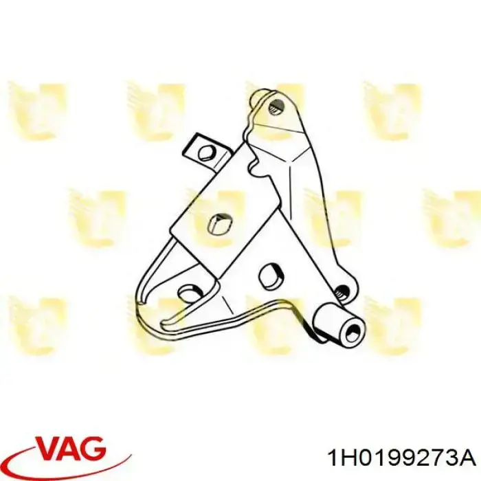 1H0199273A VAG soporte para taco de motor delantero