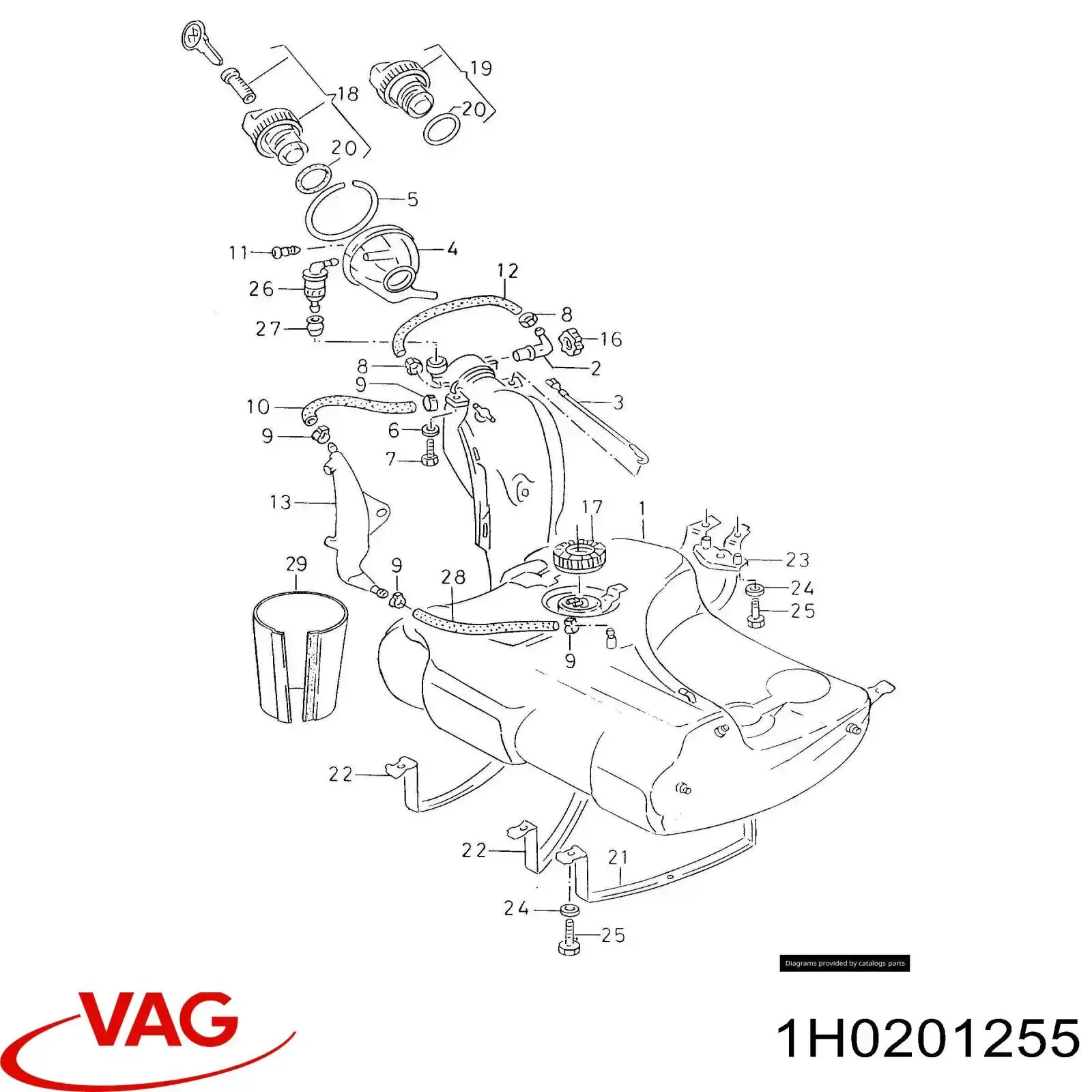 Comprar 1H0201255 VAG 