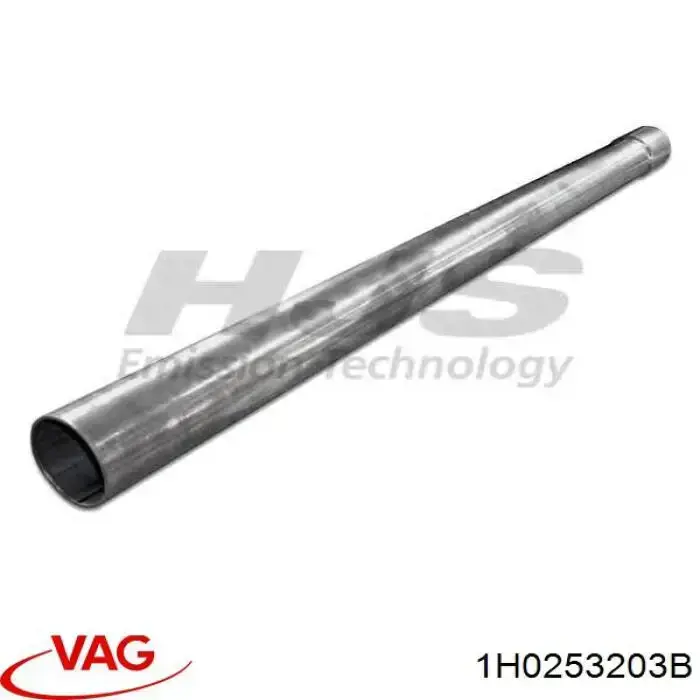 1H0253203B VAG Silenciador central