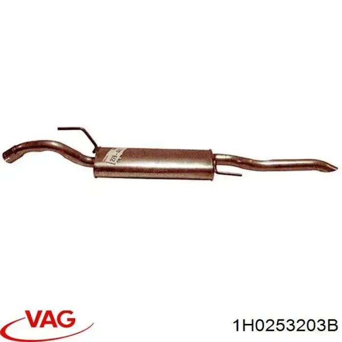 Silenciador central VAG 1H0253203B precio, desde 26,83 EUR