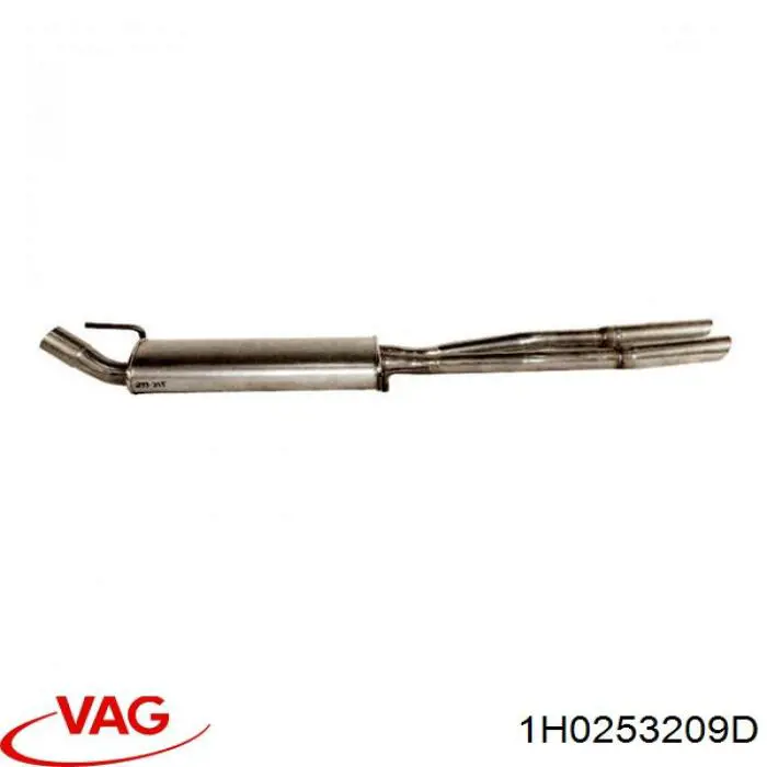 Silenciador central VAG 3A0253209 precio, desde 47,57 EUR