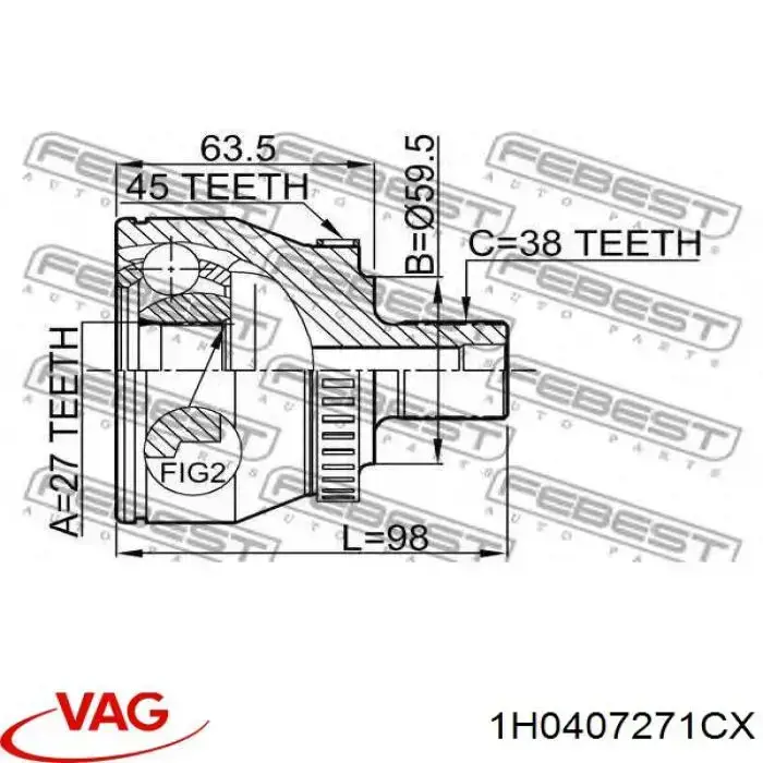  VAG 1H0407271CX