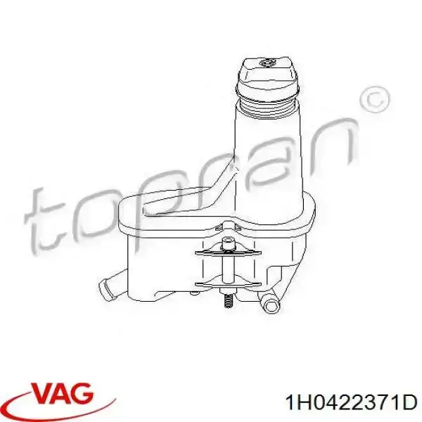 Depósito de la bomba de dirección asistida VAG 1H0422371D precio, desde 19,16 EUR
