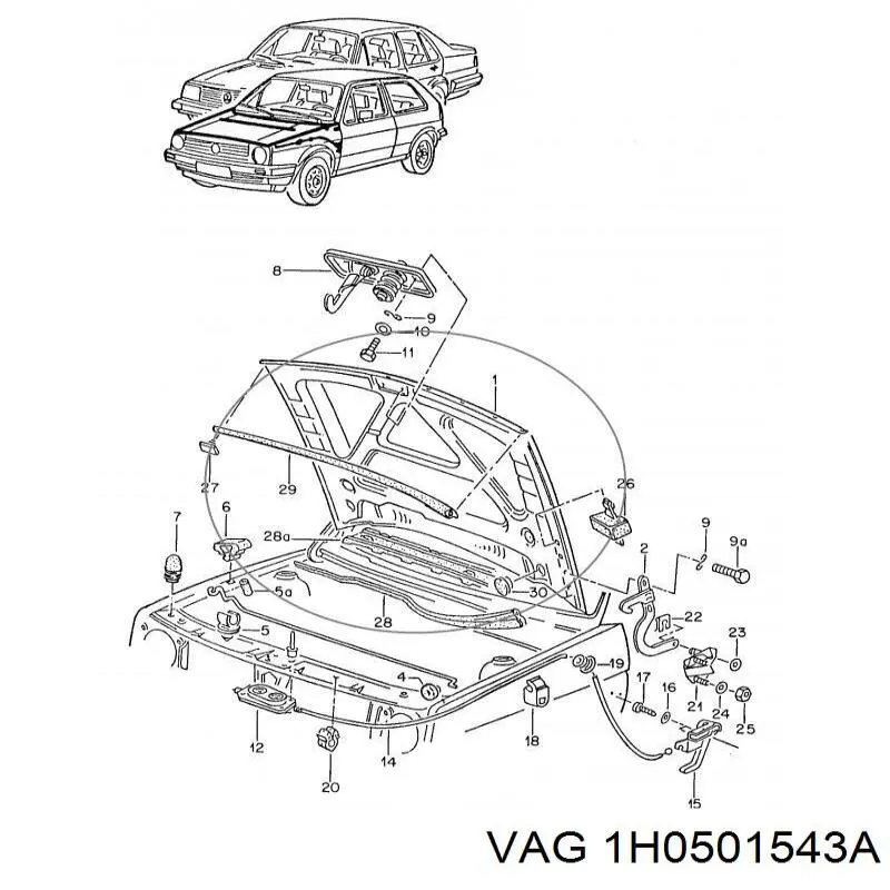 Comprar 1H0501543A VAG 