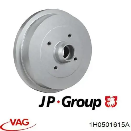 Tambor de freno trasero VAG 1H0501615A