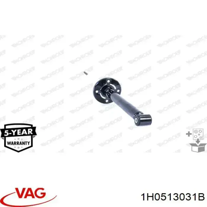 Amortiguador trasero 1H0513031B VAG