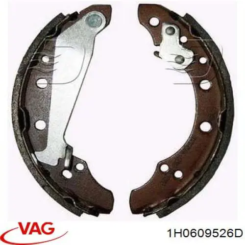Zapatas de freno de tambor traseras VAG 1H0609526D precio, desde 22,75 EUR