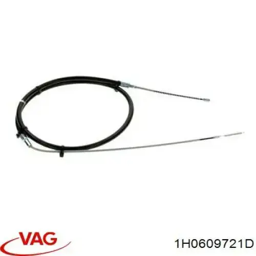 Comprar 1H0609721D VAG Cable de freno de mano trasero derecho/izquierdo