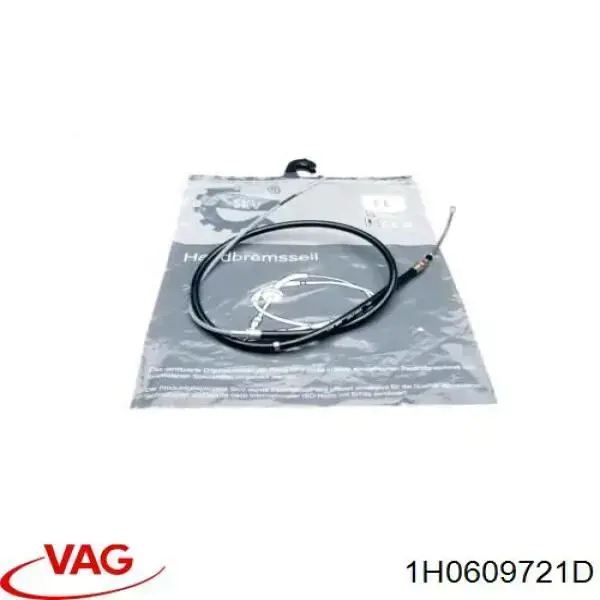 1H0609721D VAG cable de freno de mano trasero derecho/izquierdo