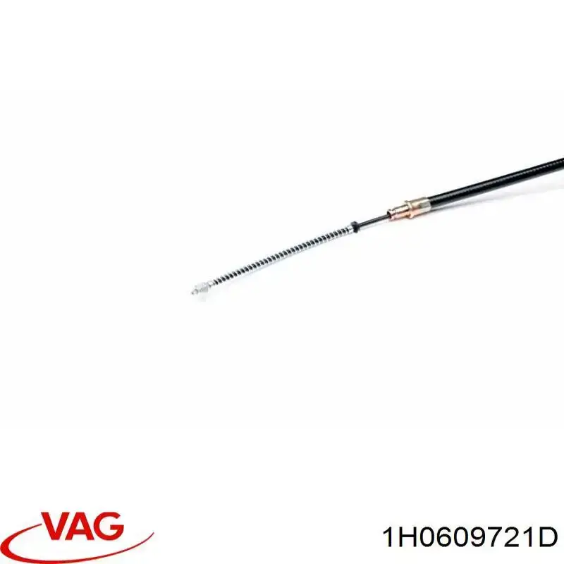 Comprar 1H0609721D VAG Cable de freno de mano trasero derecho/izquierdo