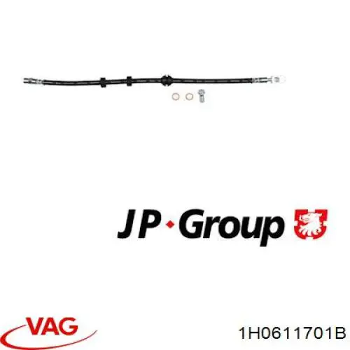 Comprar 1H0611701B VAG Latiguillos de freno delantero