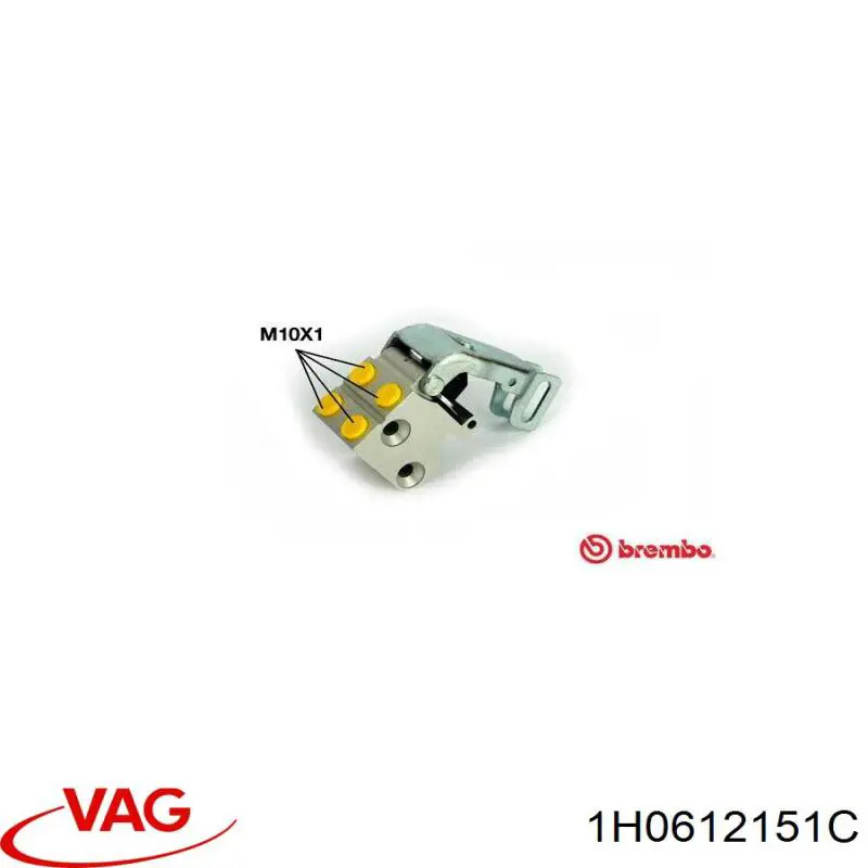 Regulador de la fuerza de frenado VAG 1H0612151C precio, desde 45,01 EUR